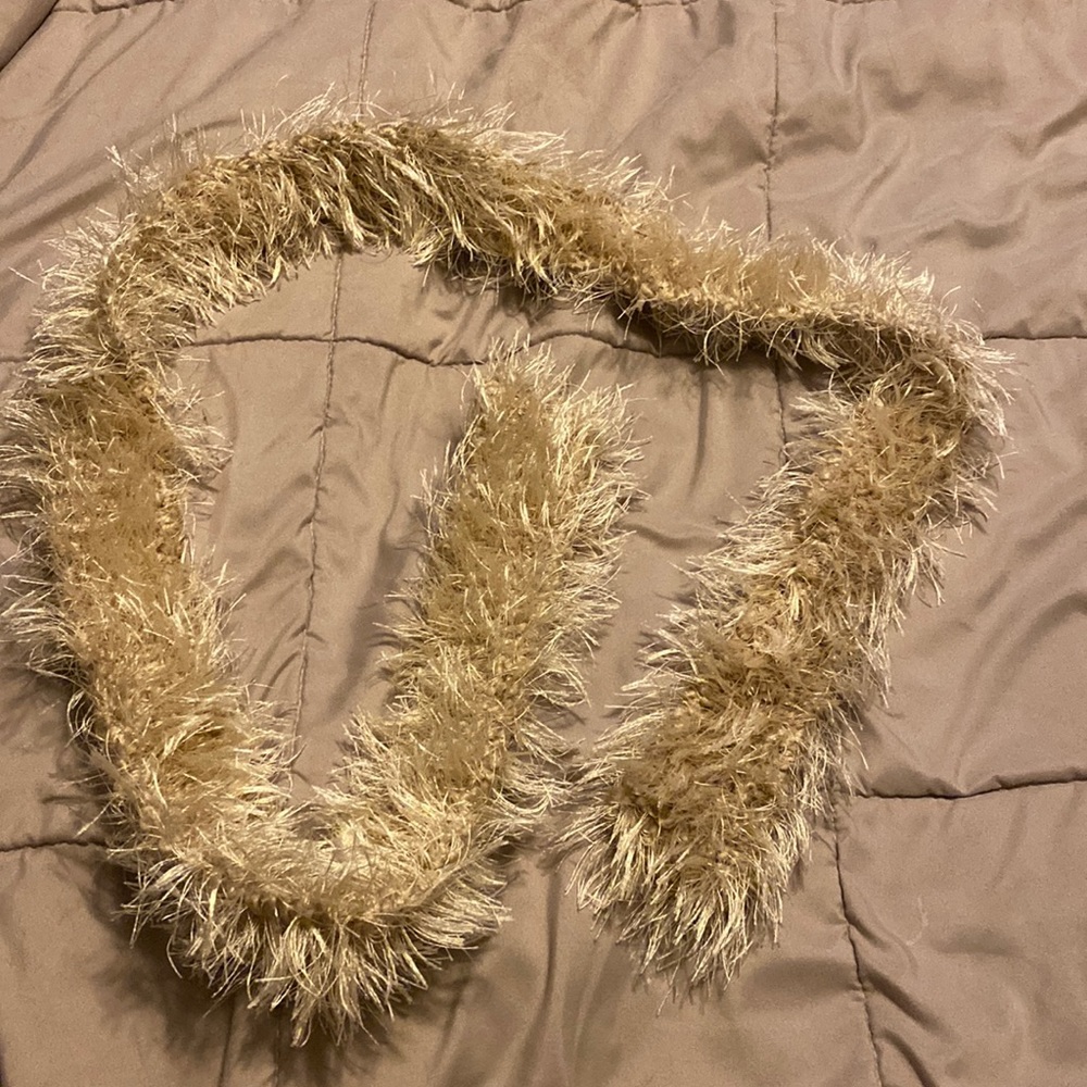 Soft and fuzzy scarf!
